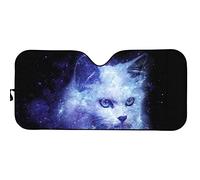 Starry Sky Cat Front Window Sunshades Keep Cooler Windscreen Car Sunshades Block Uv Rays Windscreen Cover Universal For Truck Suv Summer S