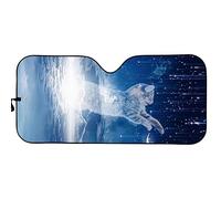 Starry Sky Cat Windscreen Car Sunshades Keep Cooler Front Windshield Sun Shade Block Uv Rays Car Window Covers Universal For Summer Suv Truck M