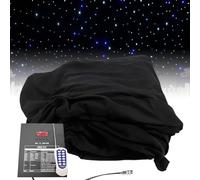 Starry Sky Cloth Background with Controller, LED Stage Backdrop for Events, DJ, Band, and Wedding
