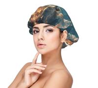 Starry Sky Cloud Wolf Silk Bonnet for Sleeping Women Men - Adjust Satin Bonnet for Sleeping, Soft Comfrt Hair Bonnet for Sleeping