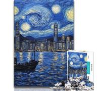 Starry Sky Color Puzzles for Teenagers 1000 Pieces,Family Game Stress Reliever Difficult Challenge Artists Collection,Fine Art (50x75cm)