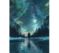 Starry Sky Diamond Art Kits Adults, 5D Diamond Painting Man, DIY Full Drill Cross Stitch Embroidery Crystal Art Kits, Crafts for Adults, Paintings for Room Decor, Gifts for Women 24x32 inch N-2024