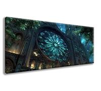 Starry Sky Diamond Art Kits, Landscape Diamond Painting Kits for Adults Large 50x120inch, 5D Dimond Art Arts and Crafts for Adults DIY Rhinestones Embroidery for Beginner, Room Wall Decor -zzg2508D9