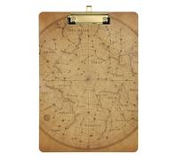 Starry Sky Fashion clipboard Acrylic Cute for Nurses Home Contractor Size 9 x 12