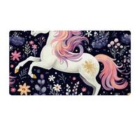 Starry Sky Flower Unicorn-1282 Cushioned Kitchen Runner Rug Mat Stain Resistant, Easy Wipe Clean for House Sink Office,15.7"x29.5"in