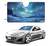Starry Sky Funny Car Windshield Sun Shade Collapsible Vehicle Front Window Visor Heat Insulation Cover 51"×28" 55"×30"