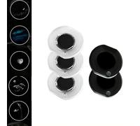 Starry Sky Galaxy Projector Lamp with Replacement Projection Sheets, Simulation Galaxy Night Light, Anti-Reflective Wide Angle Cosmic Atmosphere Light for Bedroom Party Home Decor (slides2 5pcs)