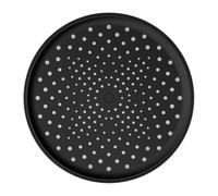 Starry Sky Giant Screen Large Panel Handheld Shower Head - Complete Set with Overhead Spray, Simple Install for Home Bathroom(Dumb Black)