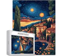 Starry Sky Jigsaw Puzzle 2025 Puzzle 2000 Pieces, Jigsaw Puzzles for Adults 2000 Piece Landscape Wooden Puzzles for Adults, Challenging Game Toys Jigsaws for Wall Decor and Gifts 2025 Christmas H-4136