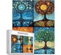 Starry Sky Jigsaw Puzzle 2025 Puzzle 2000 Pieces, Jigsaw Puzzles for Adults 2000 Piece Tree Wooden Puzzles for Adults, Challenging Game Toys Jigsaws for Wall Decoration and Gifts 2025 Christmas H-3074