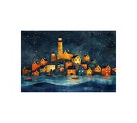 Starry Sky Jigsaw Puzzles for Adults 2000, Wooden 2000 Piece Jigsaw Puzzles for Adults City, Educational Puzzle Games for The Whole Family Together, Puzzle for Wall Art Home Decor 28x40 Inch LZPT00412