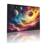 Starry Sky Jigsaw Puzzles for Adults Difficult 200 pieces Dream Adult Kids Toddler Puzzle Age 4-6 Mini 5-8 Year Olds Jigsaws Learning Educational Challenge Toys, Home Decoration Gifts 25x35cm t-969