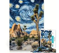 Starry Sky Landscape 1000 Pieces Jigsaw Puzzles for Teenagers Mind Skill Toy Leisure Fun Design Assembly Elegant Gift 38x52cm