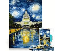 Starry Sky Landscape Hard Jigsaw Puzzle for Adults 1000 Pieces Smart Toy Casual Fun Accurate Cut Artistic Gift 38x26cm