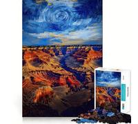 Starry Sky Landscape Jigsaw Puzzles for Adults 1000 Pieces Pure Logic Toy Stress Free Sharp Cut Santa Wish Item 38x52cm