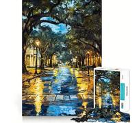 Starry Sky Landscape Jigsaw Puzzles for Adults1000 Pieces Smart Toy Soothing Play Accurate Cut Art Collectible 38x52cm
