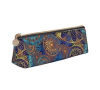 Starry Sky Mandala Print Students Supplies Higher Capacity Pencil Pouch Pen Case School Travel Office Desk