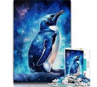 Starry Sky Penguin Jigsaw Puzzles 2000 Pieces for Adults Teens,Toys Educational Games Stress Relieving Great Gifts And Toys 70x100cm