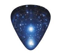 starry sky Printed guitar picks - three thicknesses: thin, medium and thick, suitable for electric guitar, bass and ukulele.