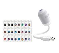 Starry Sky Projection Night Light USB Night Light HD Starry Sky Projector Adjustable Brightness USB Night Light Smart Night Light Projector Full Spectrum Ocean and Starry Sky Projection Night Light Be