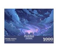 Starry Sky Puzzles 1000 Piece Challenge Toy for Adults Vortex Impossible Jigsaw Puzzle Educational Game Stress Relief Home Decoration Gift 38x26cm 1000pcs
