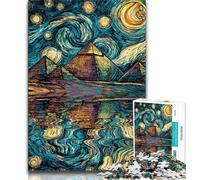 Starry Sky Pyramid 1000 Pieces Jigsaw Puzzles For Teens And Adults,Toys Educational Games Stress Relieving Great Gifts And Toys 50x75cm