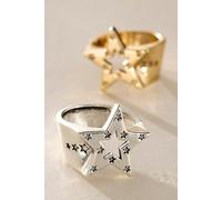 Starry Sky Ring at Free People in Aged Silver, Size: 7 - female