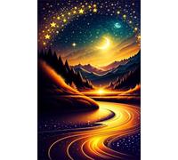 Starry Sky River Jigsaw Puzzles for Adults 700 Piece Challenging Puzzle Games, Difficult Hard Jigsaw Puzzles for Man and Woman, 700 Pieces Puzzles for Adults