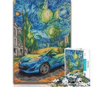 Starry Sky Sports Car Puzzles 1000 Pieces for Teenagers,Educational Games Home Decoration Deal As Gifts for The Whole Family 38x26cm