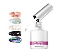 Starry Sky Transfer Glue - Snake Pattern Marble Star | Blank Paper Glue Nail Stickers | Strong Bond Precision, Perfect For Manicure Home Salon Wedding Party Daily Grooming Women