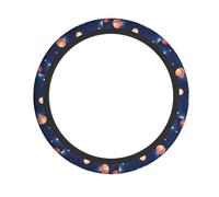 Starry Sky Universe Space Print Breathable Nonslip Steering Wheel Cover Protector Car Accessories for Women Men