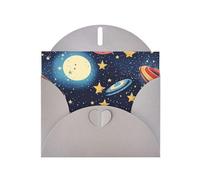 Starry Sky Universe Space Print Greeting card Blank card with envelope,Unique Designs for Festivals Invitations