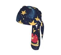 Starry Sky Universe Space Print Skull Headwrap Under Helmet Cycling Cap Lightweight Quick Dry Adult Gift One Size