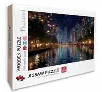Starry Sky Wooden Jigsaw Puzzles 70x41in, City Jigsaw Puzzles 6000 Pieces for Adults with Box, Educational Challenging Game, Back Lettering Easy to Distinguish, Summer Gifts, Beautiful Decor, R-8102