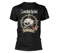 STARRY STAR Combichrist Skull T Shirt Men L Black