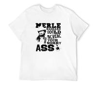 STARRY STAR Men's Fashion Merle Haggard Okie from Muskogee Pancho &Amp and Lefty Outlaw Country Music O-Neck T-Shirts White 3XL