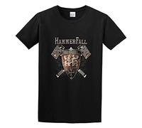 STARRY STAR Men's HammerFall T-Shirts Black L