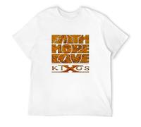 STARRY STAR Men's Kings X Faith Hope Love Mens Outdoor Graphic T-Shirts White M