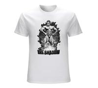 STARRY STAR Men's Lonesome Dorian Yates The Shadow Essential Men Cute Tops T-Shirts White XXL