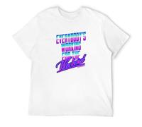 STARRY STAR Men's Loverboy Everybodys Working for The Weekend Mens Band Tee T-Shirts White XL