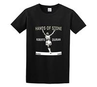 STARRY STAR Men's Roberto Duran Hands of Stone Boxing Legend T-Shirts Black 3XL