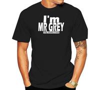STARRY STAR Men's The M Mr Grey Humor Film 50 Shades of Red Sizes S M L XL XXL XXXL T-Shirts Black 3XL