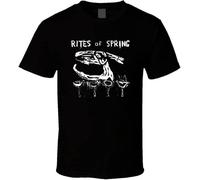 STARRY STAR Rites of Spring Post Hardcore Band Retro Black White Tshirt Men's M