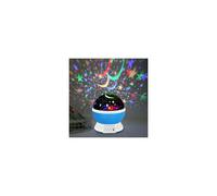 Starry Stars Night Light Rotating Projector Baby LED Mood Lamp Blue