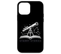 STARRY STORIES Telescope Book Astronomy Celestial Reading Case for iPhone 12 mini
