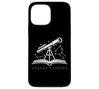 STARRY STORIES Telescope Book Astronomy Celestial Reading Case for iPhone 13 Pro Max