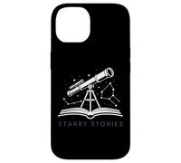 STARRY STORIES Telescope Book Astronomy Celestial Reading Case for iPhone 14