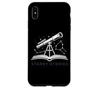 STARRY STORIES Telescope Book Astronomy Celestial Reading Case for iPhone XS Max