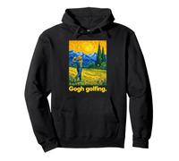 Starry Style Golfer Art Golf Course Pullover Hoodie