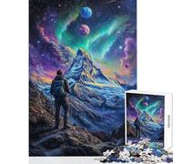 Starry Summit Ascent Puzzles for Teenagers 1000 Pieces Gifts Birthday Pattern Assembly Toy Wall Decor Suitable for Ages 14 And Up size 50x75cm